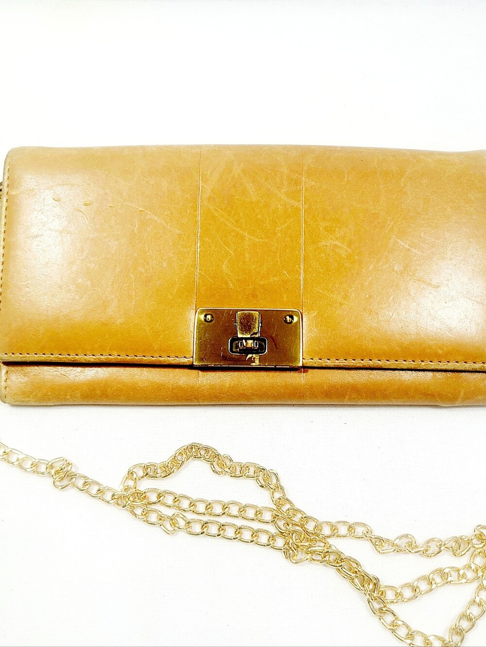 Gucci Leather Wallet On Chain